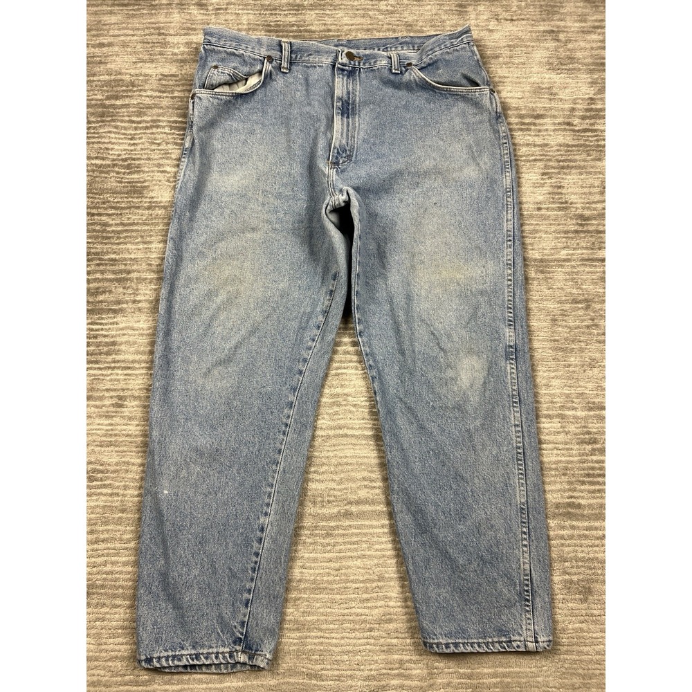 Wrangler‎ Jeans Mens 46x30 Blue Denim Made in USA Vintage Cotton